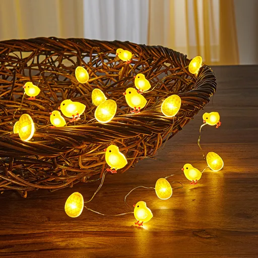 Světelný řetěz Vajíčka a kuřátka