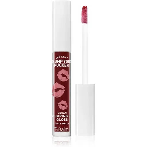 theBalm Plump Your Pucker Lip Gloss lesk na rty pro větší objem odstín Dilly Dally 2.7 ml