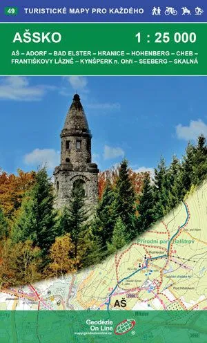 Ašsko 1:25T /49 Turistické mapy pro každého