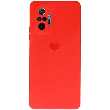 Vennus Valentýnské pouzdro Heart pro Xiaomi Redmi Note 10 Pro/ Redmi Note 10 Pro Max - červené (TT4397)