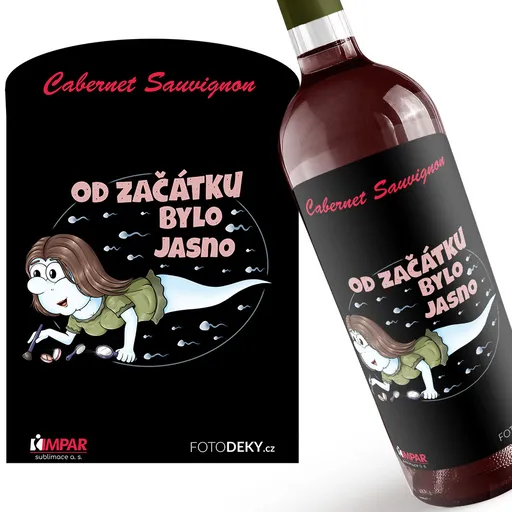 Víno Kosmetická spermie (Druh Vína: Červené víno)