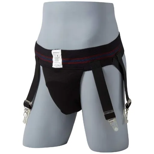 WINNWELL 3V1 ORIGINAL YTH Hokejový suspenzor, černá, velikost