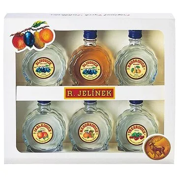 Rudolf Jelínek dárková kazeta 6× 0,05l 45% (8595198805015)