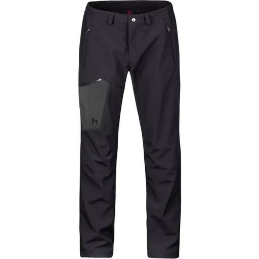 Hannah BREDLY Pánské softshellové kalhoty s membránou, černá, velikost