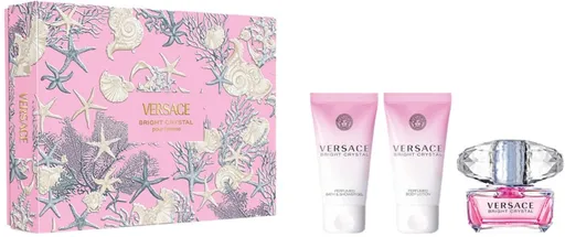 Versace Bright Crystal - EDT 50 ml + tělové mléko 50 ml + sprchový gel 50 ml