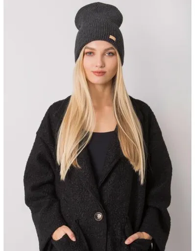 Dámská čepice RUE PARIS tmavě šedá