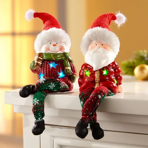 Die moderne Hausfrau LED Vánoční figurka Sněhulák Hubert