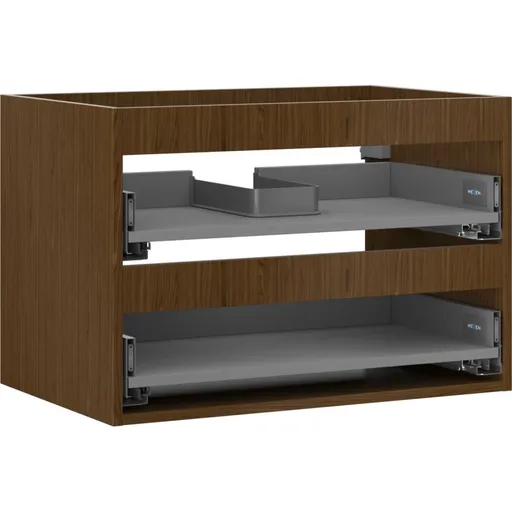 MEXEN Box-A skříňka pro umyvadlo 70, 2 zásuvky, ořech 91AX0-0700-470-2-86