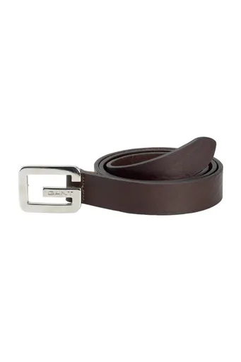 OPASEK GANT G LEATHER BELT DARK BROWN