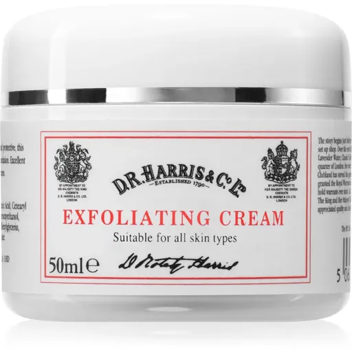 D.R. Harris Exfoliating Cream čisticí peeling na obličej pro muže 50 ml