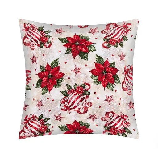 Bellatex Polštářek Vánoce Vánoce hvězda, 45 x 45 cm