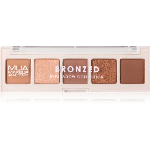 MUA Makeup Academy Eyeshadow Collection paletka očních stínů odstín Bronzed 3.8 g