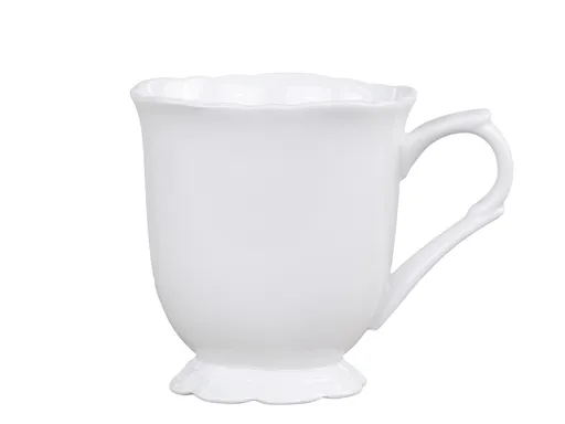 Porcelánový hrnek s krajkou Provence lace - 10cm / 0.3L Chic Antique