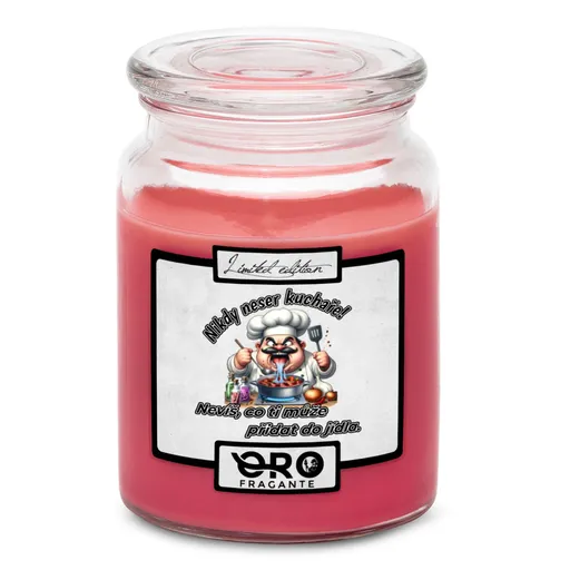 Svíčka Neser kuchaře (Vůně svíčky: Višně v čokoládě)