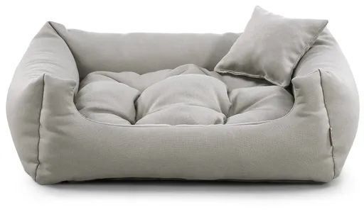 Vsepropejska Lux nadýchaný pelech pro psa Barva: Světle-šedá, Rozměr (cm): 65 x 55