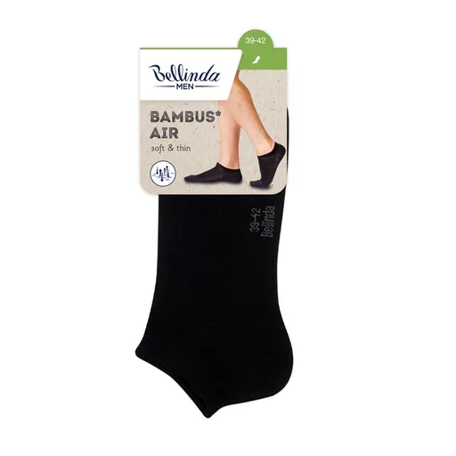 Bellinda Pánské nízké bambusové ponožky vel. 39–42 1 pár černé