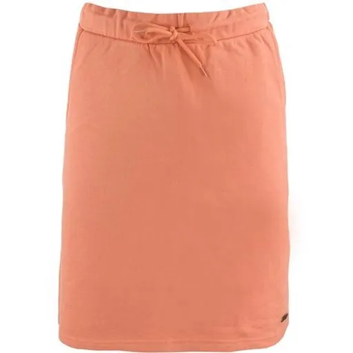 ALPINE PRO GORMA Dámská letní sukně s kapsami, oranžová, velikost