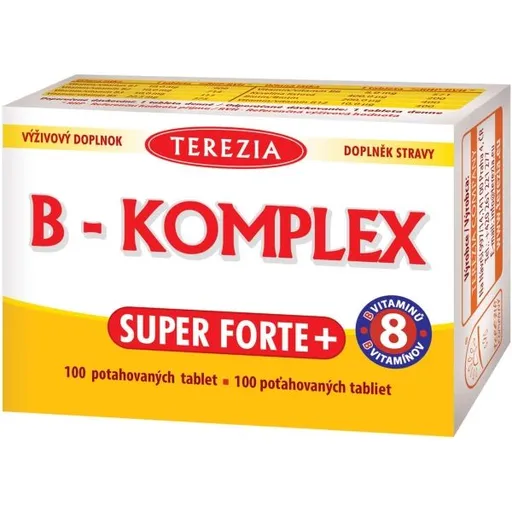 TEREZIA B-KOMPLEX SUPER FORTE+ 100 TAB Vitamínový komplex, , velikost