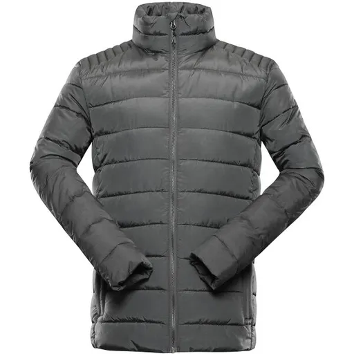 ALPINE PRO GARAT Pánská zimní bunda, šedá, velikost