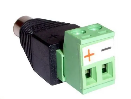 Napájecí konektor se svorkovnicí pro zdroj