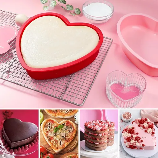 Weltbild Silikonová forma na dort ve tvaru srdce