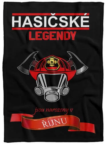 Deka Hasičské legendy - měsíc (Měsíc: 10 - Říjen, Podšití beránkem: NE)