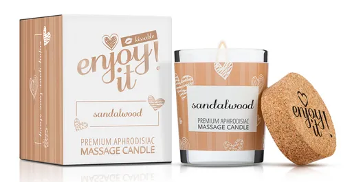 Magnetifico Power Of Pheromones Masážní svíčka Enjoy it! Sandalwood (Massage Candle) 70 ml