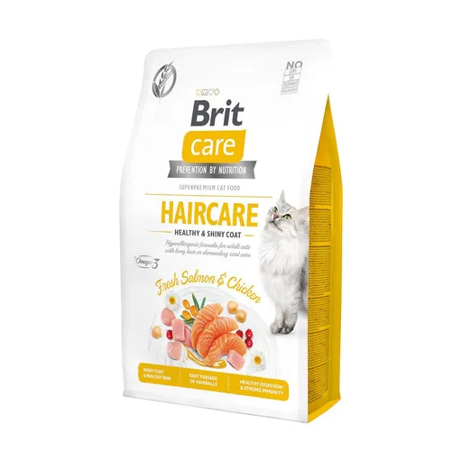 Brit Care Cat Grain-free Haircare healthy&shiny coat 2 kg