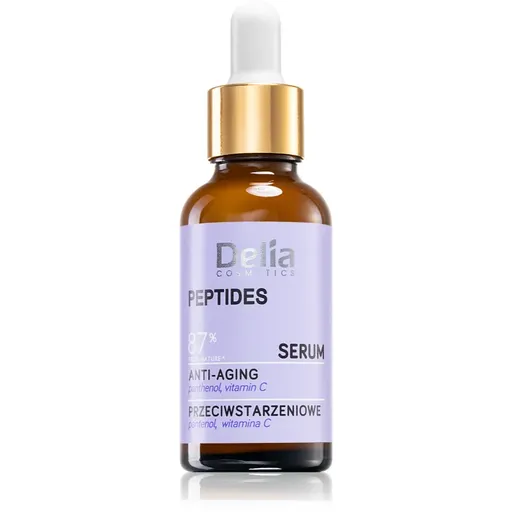 Delia Cosmetics Peptides sérum proti stárnutí pleti na obličej, krk a dekolt 30 ml