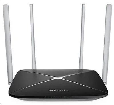 MERCUSYS AC12 WiFi5 router (AC1200, 2, 4GHz/5GHz, 3x100Mb/s LAN, 1x100Mb/s WAN)