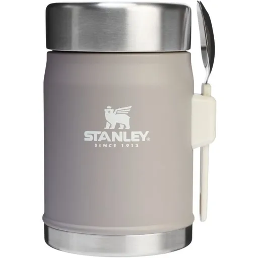 STANLEY LEGENDARY CLASSIC 400ml Termoska jídelní se lžící/vidličkou, šedá, velikost 400 ML