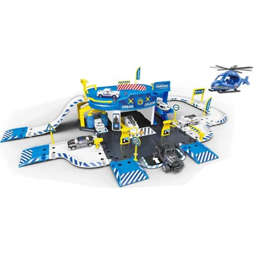 Alltoys Policejní stanice hrací set 62 ks