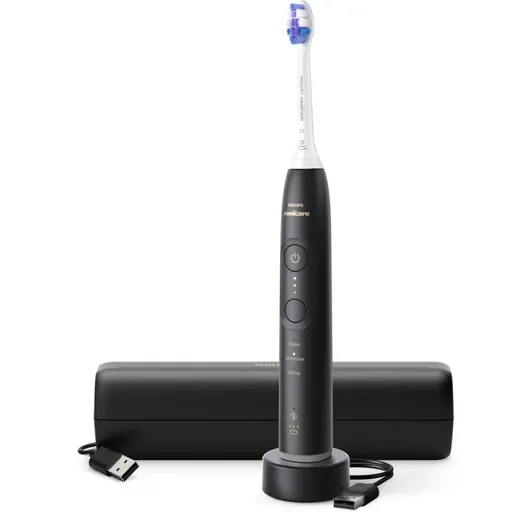 Philips Sonicare 6500 HX7411/02 sonický elektrický zubní kartáček Black 1 ks