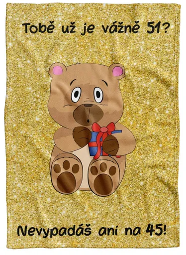 Deka Tobě už je tolik? (věk: 51, Podšití beránkem: NE)