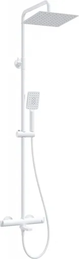 DEANTE Therm bílá sprchová baterie s vanovým baterií, termostatická NAC_A1HT