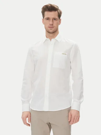 Calvin Klein pánská bílá košile J30J327295 XL