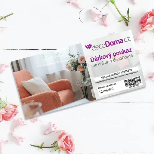 Dárkový poukaz papírový v obálce v hodnotě 1000 Kč