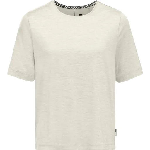 Jack Wolfskin TRAVEL T W Dámské triko, bílá, velikost