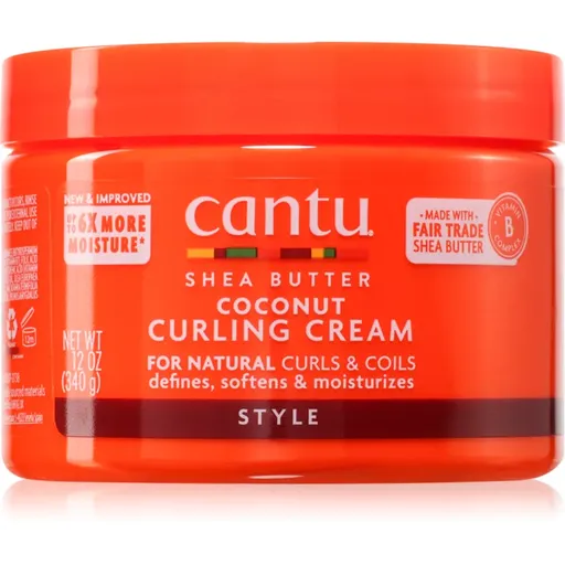 CANTU Shea Butter Curling Cream krém na vlasy pro fixaci a tvar 355 ml
