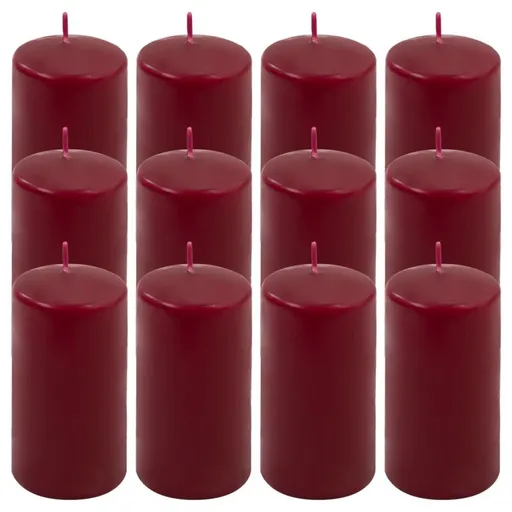 Vínová parafínová svíčka 11,5 cm, 30 h hoření, sada 12 ks