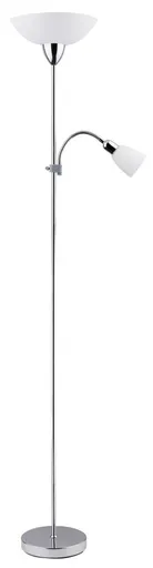 Rabalux stojací lampa Diana E27 G45 1x MAX 60W + E14 1x MAX 40W chromová 4059