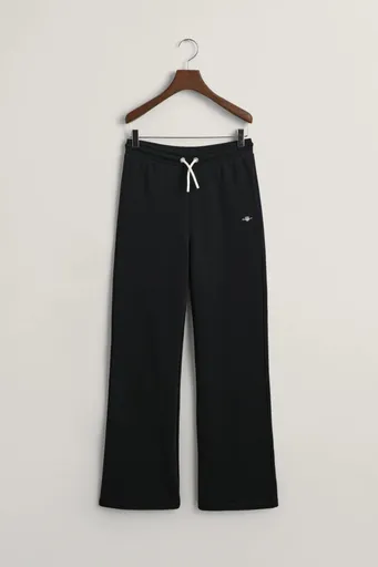 TEPLÁKY GANT SHIELD STRAIGHT LEG SWEATPANTS BLACK