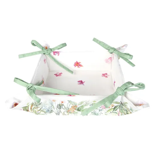 Oboustranný košíček na pečivo Jungle Botanics - 35*35*8 cm Clayre & Eef