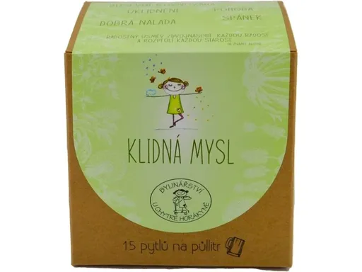Porcovaný bylinný čaj "Klidná mysl"- 45g (15x3g) - Bylinářství U Chytré horákyně