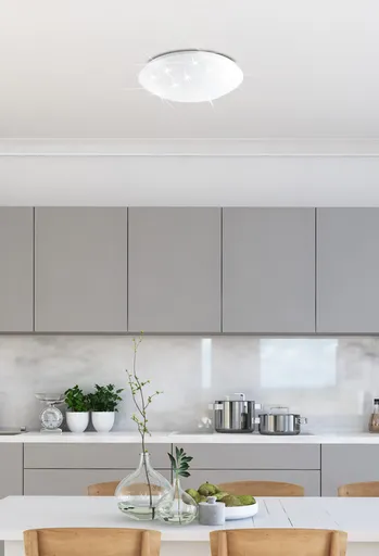 Stropní lampa bílá LED 38cm 4000K hvězdná obloha Magnus