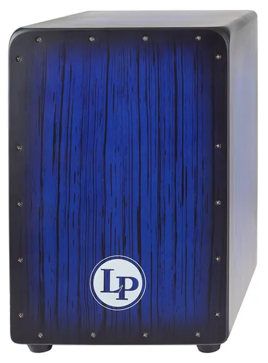 Latin Percussion Aspire Series Blue Burst Streak Cajon