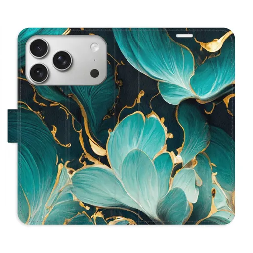 Flipové pouzdro iSaprio - Blue Flowers 02 - iPhone 17 Pro