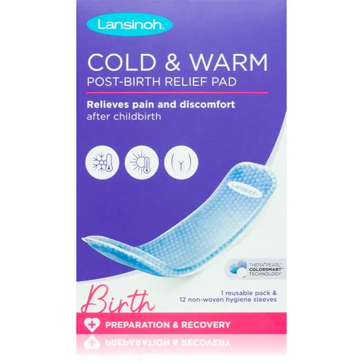 Lansinoh Cold & Warm Post-birth Relief Pad opakovaně použitelná poporodní vložka 1 ks