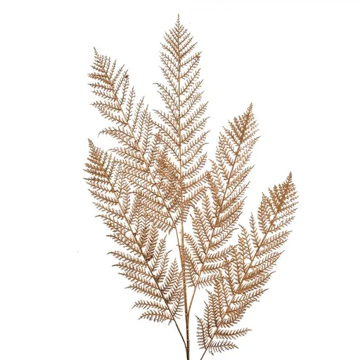 Měděná umělá rostlina kapradí - 20*1*106 cm Clayre & Eef