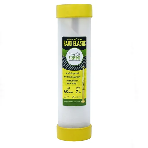 EasyFISHING PVA punčocha komplet Elastic Hard 7m - 60mm,EasyFISHING PVA punčocha komplet Elastic Hard 7m - 60mm
